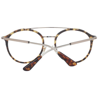 Gafas de metal y plástico marrones (montura)