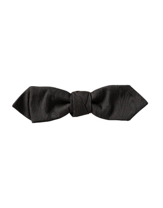 Maroon Silk Adjustable Neck Men Bow Tie