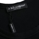 Camiseta interior sin mangas tipo tank top negra para hombre