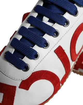 Multicolor Leather Logo Casual Sneakers Shoes
