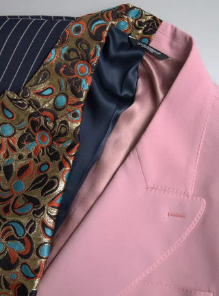 Multicolor Patchwork Single Breasted Blazer