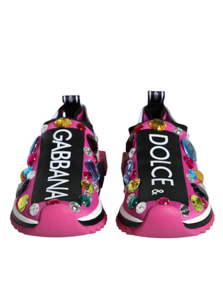 Zapatillas bajas rosas Sorrento con cristales