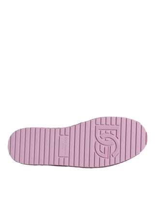Mehrfarbige Espadrille-Sneaker mit Blumenmuster aus Leinen