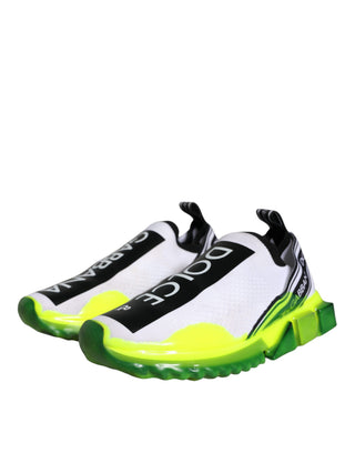 Weiße Gelbe Slip-On Sorrento Sneakerschuhe
