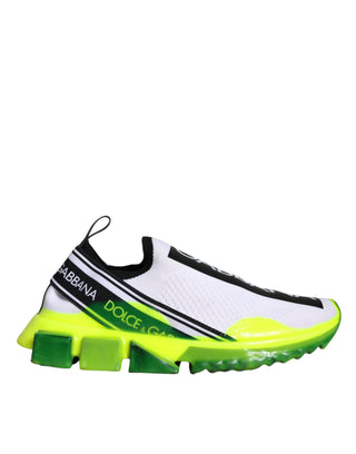 Weiße Gelbe Slip-On Sorrento Sneakerschuhe