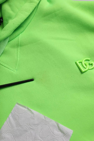 Grüner Kapuzenpullover mit Logo