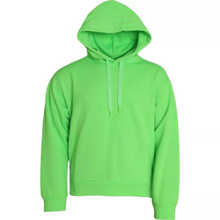 Grüner Kapuzenpullover mit Logo