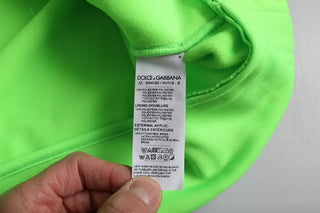 Grüner Kapuzenpullover mit Logo