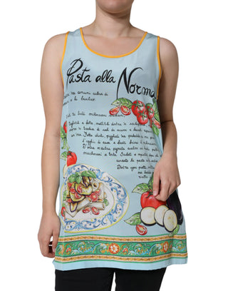 Mehrfarbiges Pasta Alla Norma Print Tanktop