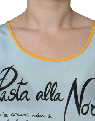 Mehrfarbiges Pasta Alla Norma Print Tanktop