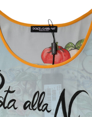 Mehrfarbiges Pasta Alla Norma Print Tanktop