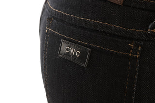 Jeans de algodón azul con stretch y corte slim