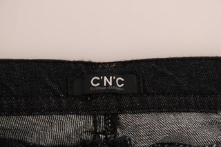 Jeans de algodón azul con stretch y corte slim