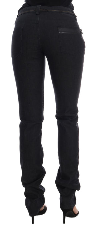 Jeans de algodón azul con stretch y corte slim