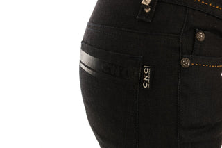 Jeans de algodón azul con stretch y corte slim