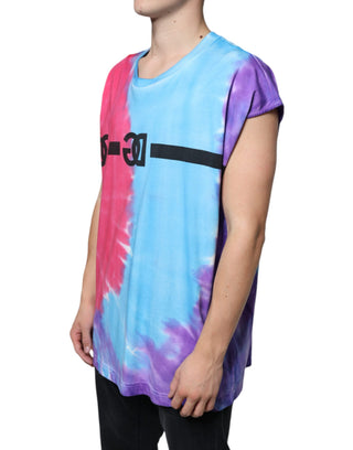 Mehrfarbiges Batik-Baumwoll-Tanktop