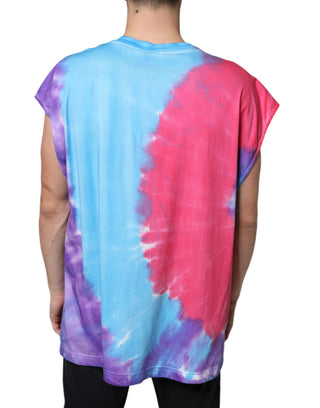 Mehrfarbiges Batik-Baumwoll-Tanktop
