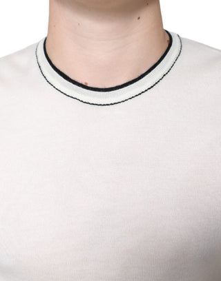 Off-White Kaschmir-T-Shirt mit kurzen Ärmeln