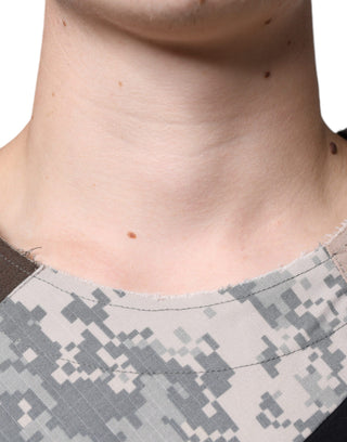 Multicolor Camouflage Patchwork DG Royal T-shirt