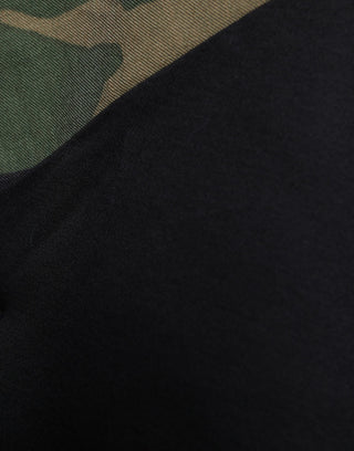 Mehrfarbiges Camouflage Patchwork DG Royal T-Shirt