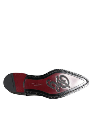 Silberne Polyurethan Derby-Abendschuhe
