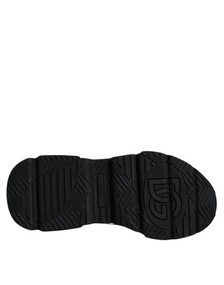 Weiß-Schwarz-Logo-Plaketten Daymaster Sneakers Schuhe