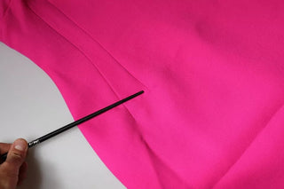 Rosa ärmelloses, figurbetontes A-Linien-Minikleid