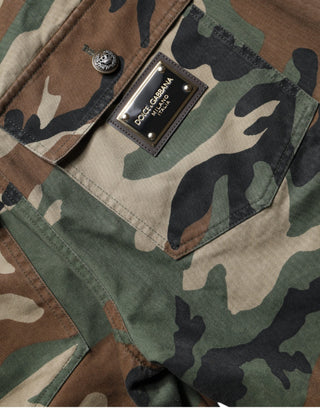 Mehrfarbige Camouflage-Cargohose