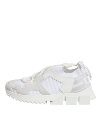 White Mesh Sorrento Trekking Sneakers Shoes
