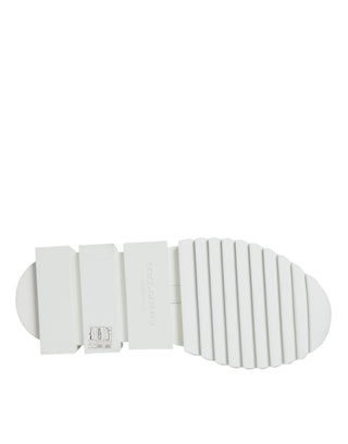 White Mesh Sorrento Trekking Sneakers Shoes
