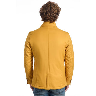 Yellow Wool Men's Jacket