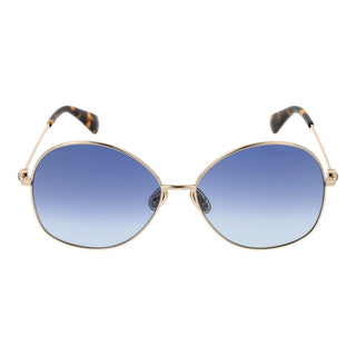 Goldene Metallsonnenbrille