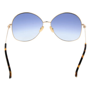 Goldene Metallsonnenbrille