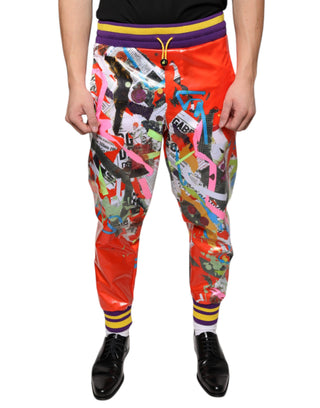 Mehrfarbig bedruckte Jogger-Sweatpants
