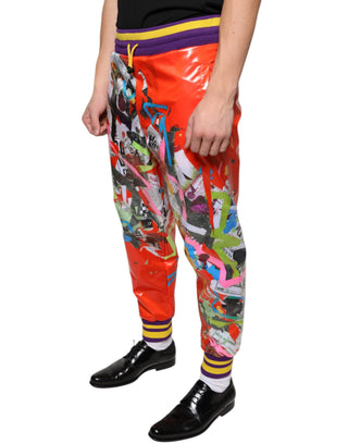 Mehrfarbig bedruckte Jogger-Sweatpants