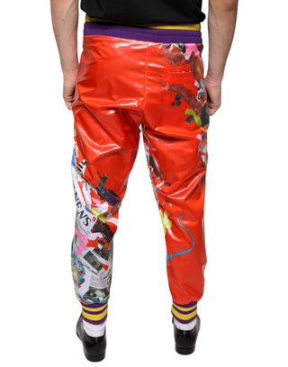 Mehrfarbig bedruckte Jogger-Sweatpants