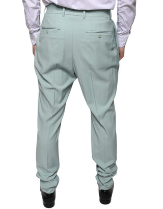 Mintgrüne Baumwollhose