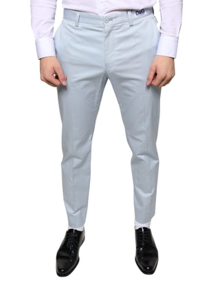 Hellblaue Baumwollhose