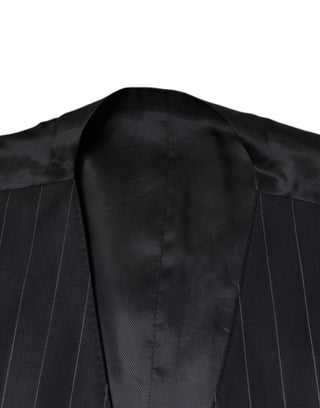 Schwarze Leder-Taillenmantel-Kleid-formelle Weste