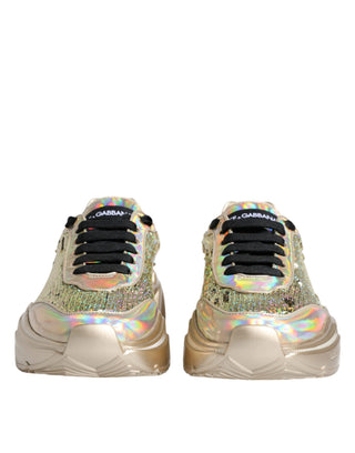 Gold Pailletten-Irisierend Daymaster Sneakers Schuhe