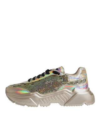 Gold Pailletten-Irisierend Daymaster Sneakers Schuhe