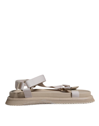 Beige Nappa Devotion Riemen Sandalen Herrenschuhe