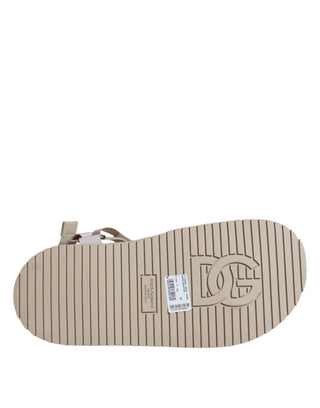 Beige Nappa Devotion Riemen Sandalen Herrenschuhe
