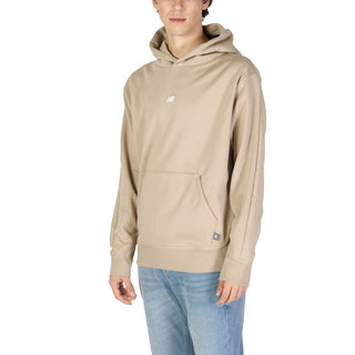 Sudadera con capucha de poliéster reciclado beige