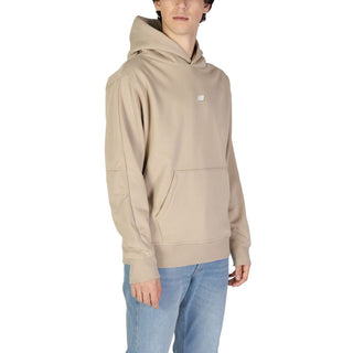 Sudadera con capucha de poliéster reciclado beige