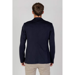 Blazer azul de viscosa