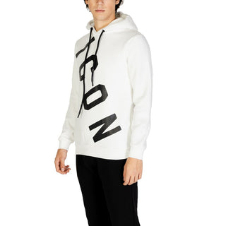 Weißer Baumwoll-Kapuzenpullover