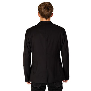 Schwarzer Polyesterblazer