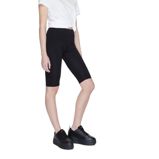 Bermudas de algodón negro