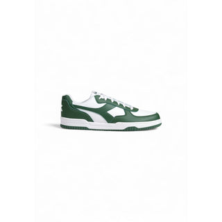 Zapatillas bajas bicolor de cuero artificial